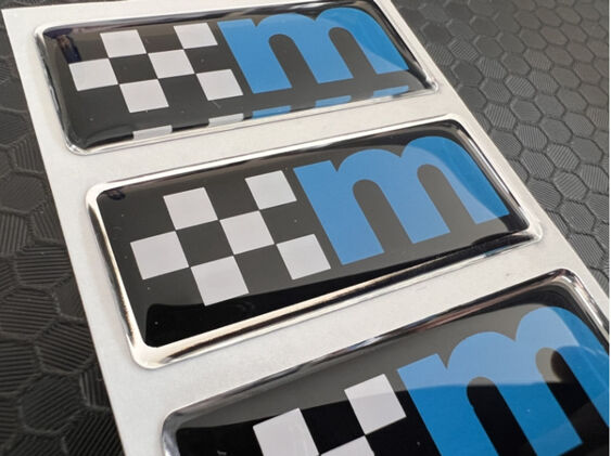 M Logo Gel badge - Nitrous