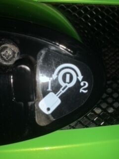 Focus Mk2 Bonnet lock decal
