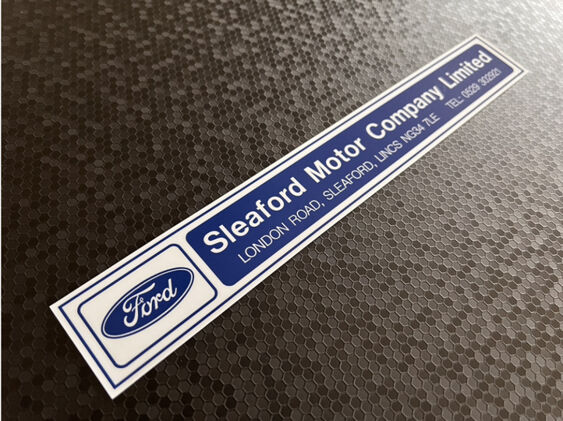 Sleaford Motor Company - Lincolnshire - Ford - Dealer Sticker