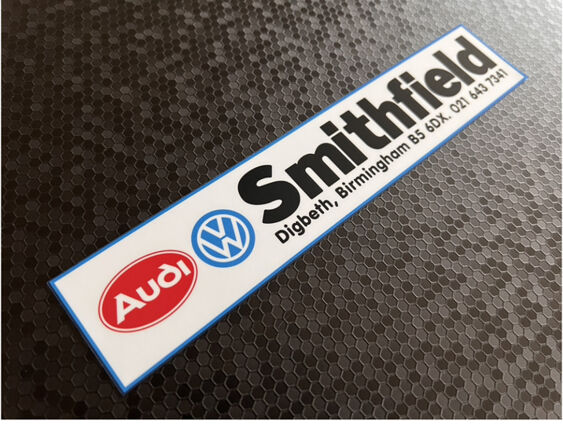 Smithfield - Digbeth Birmingham - VW Audi - Dealer Sticker