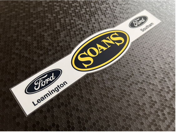 Soans - Leamington Southam - Ford - Dealer Sticker