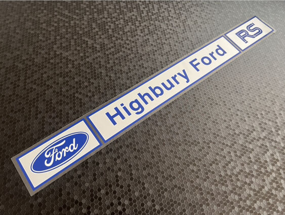 Highbury Ford - London - Ford - Dealer Sticker