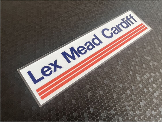 Lex Mead - Cardiff - Dealer Sticker