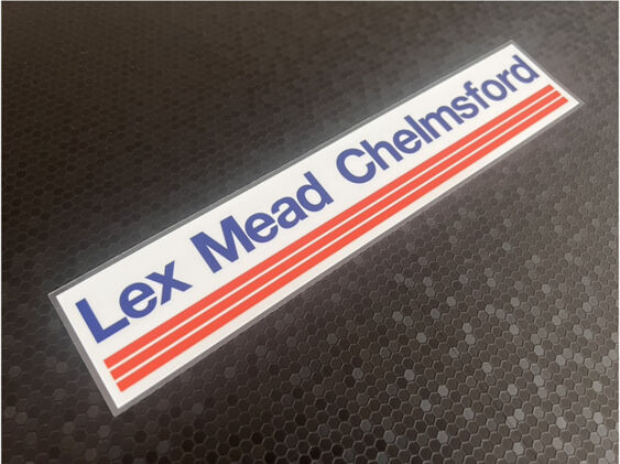 Lex Mead - Chelmsford - Dealer Sticker
