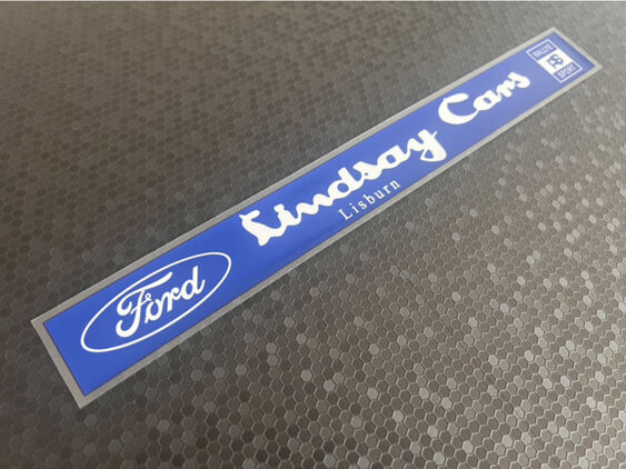 Lindsay Cars - Lisburn - Ford - Dealer Sticker