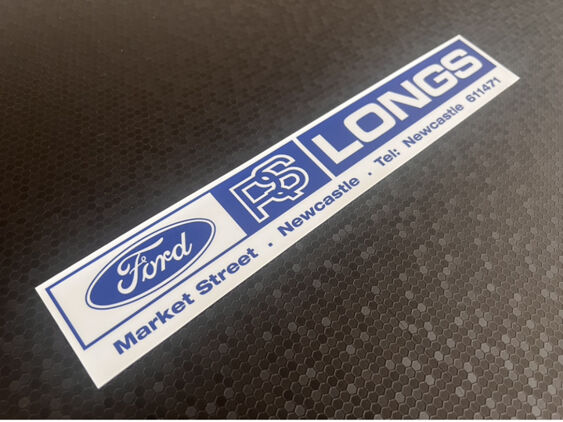 Longs - Newcastle - Ford - Dealer Sticker