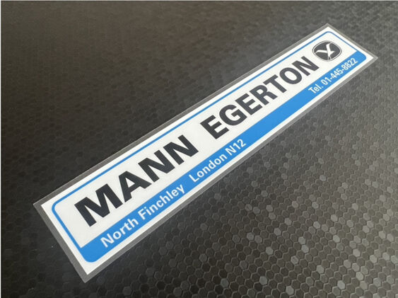 Mann Egerton - London N12 - Dealer Sticker