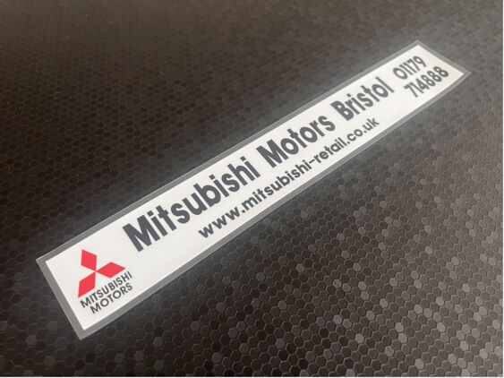 Mitsubishi Motors - Bristol - Dealer Sticker