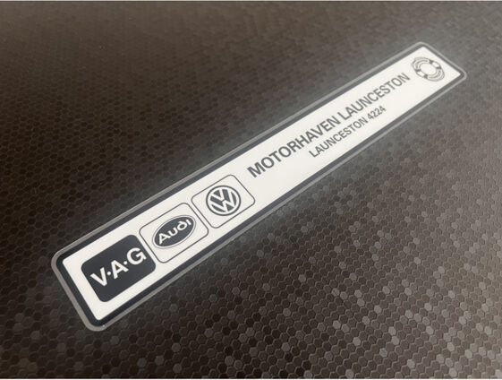 Motorhaven - Launceston - VW Audi - Dealer Sticker