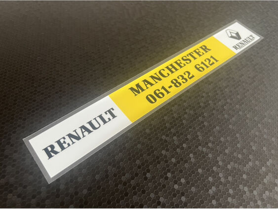 Manchester - Renault - Dealer Sticker