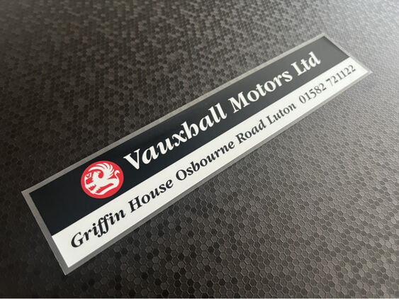 Vauxhall Motors - Luton - Dealer Sticker