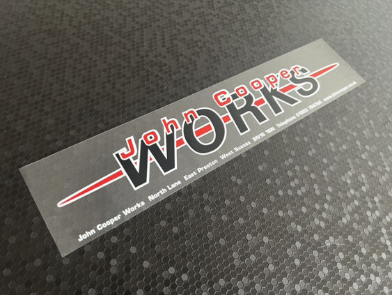 John Cooper Works - West Sussex - Mini - Dealer Sticker