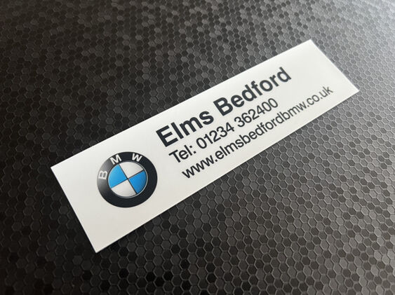 Elms Bedford - BMW - Dealer Sticker