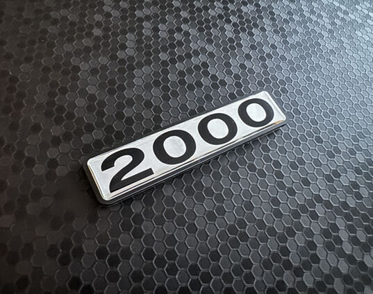 Escort Mk5 '2000' Badge for Rear