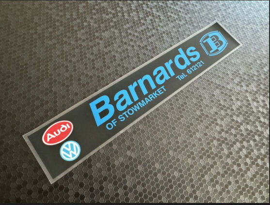 Barnards of Stowmarket - VW Audi - Dealer Sticker