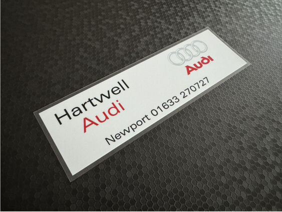 Hartwell Audi - Newport - Dealer Sticker