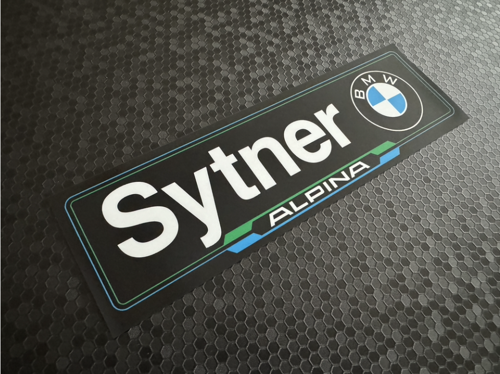 Sytner Mini Stickers Sytner - Nottingham - BMW Alpina - Dealer Sticker - V1