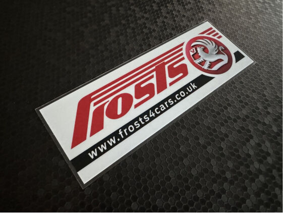 Frosts 4 Cars - Vauxhall - Dealer Sticker