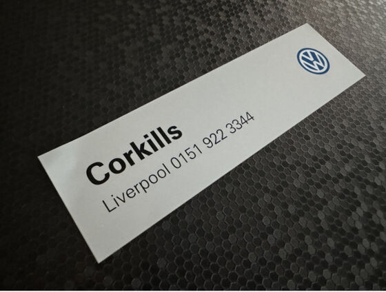 Corkills - Liverpool - VW - Dealer Sticker