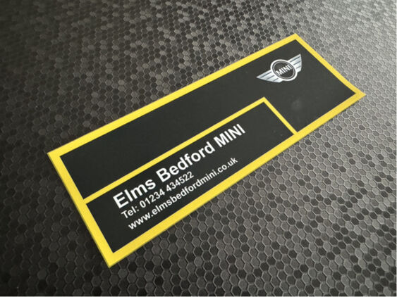 Elms Bedford - Mini - Dealer Sticker
