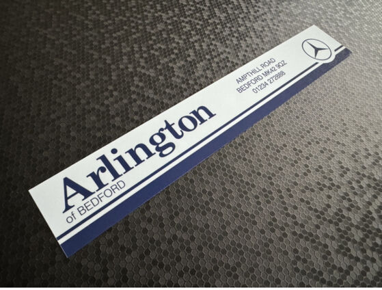 Arlington of Bedford - Mercedes - Dealer Sticker