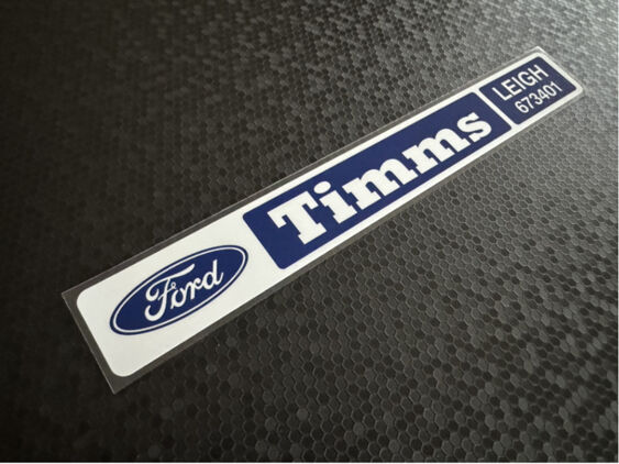 Timms of Leigh - Ford - Dealer Sticker