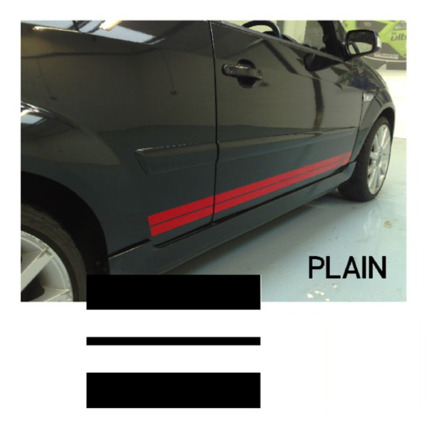 Fiesta Mk6 Side Stripes - NO LOGO