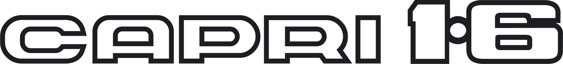 Capri 1.6 Decal