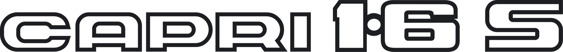 Capri 1.6S decal