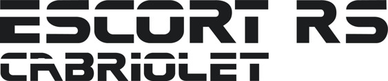Escort Mk4 RS Cabriolet Boot Decal
