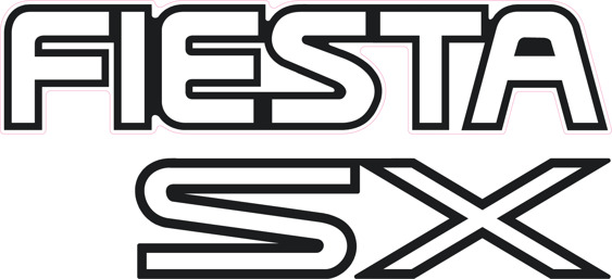 Fiesta Mk3 SX Tailgate Decal