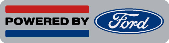 Powered by Ford Gel Badge
