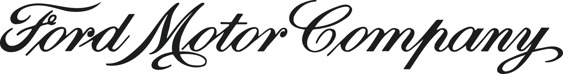Ford Motor Company Script Decal