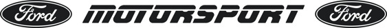 Ford Motorsport 'Block' Decal