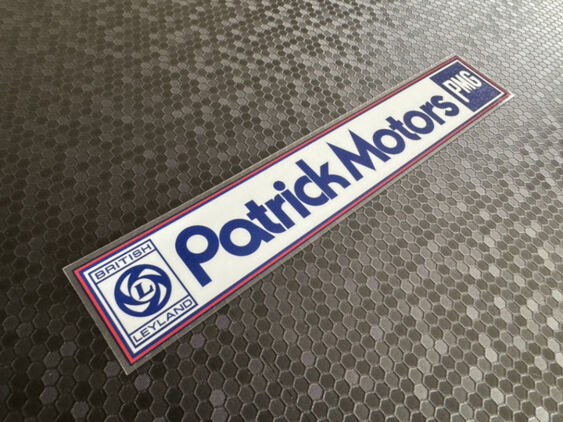 Patrick motors Group - Birmingham - Dealer Sticker