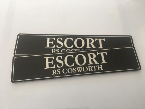 Escort RS Cosworth Showplates