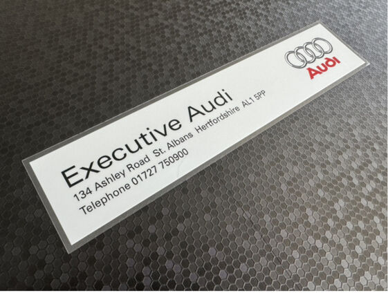 Executive Audi - St Albans - Dealer Sticker