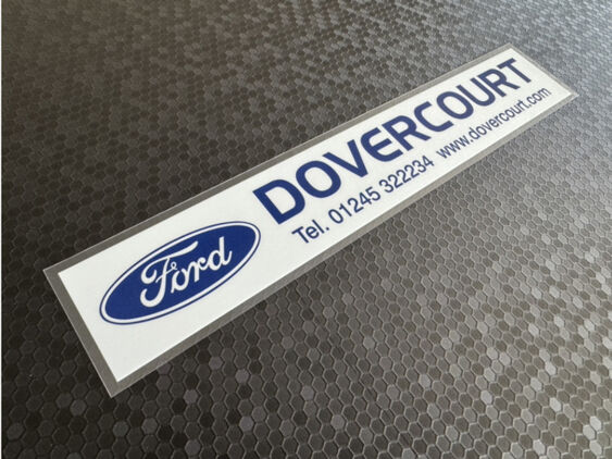 Dovercourt - Ford - Essex - Dealer Sticker