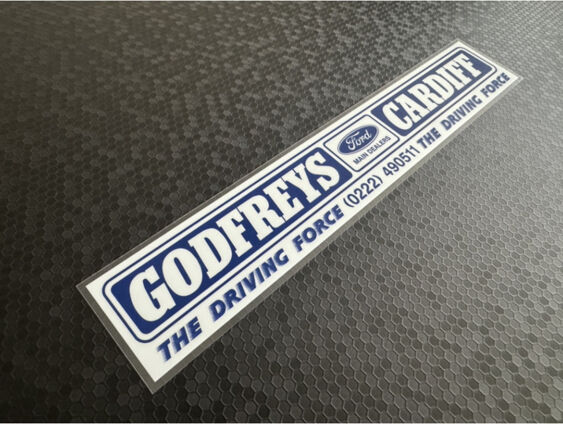 Godfreys of Cardiff - Ford - Dealer Sticker
