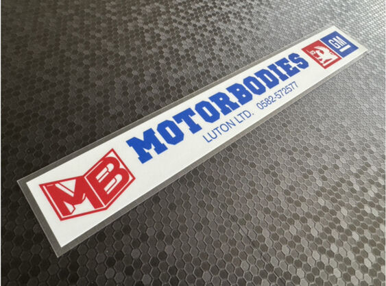 Motorbodies - Luton - Vauxhall - Dealer Sticker