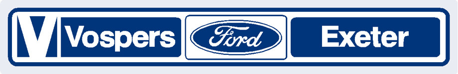 Vospers - Exeter - Ford - Dealer Sticker / DMB Graphics Ltd