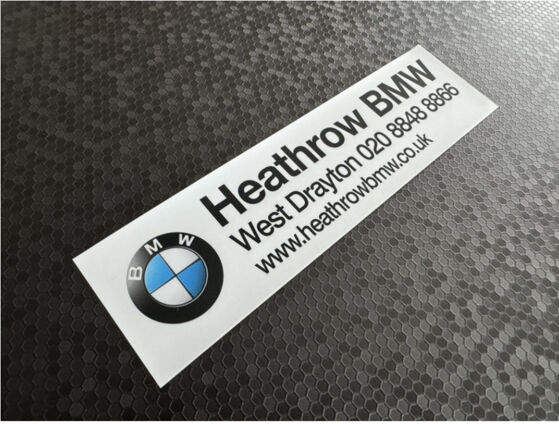 Heathrow BMW - Dealer Sticker