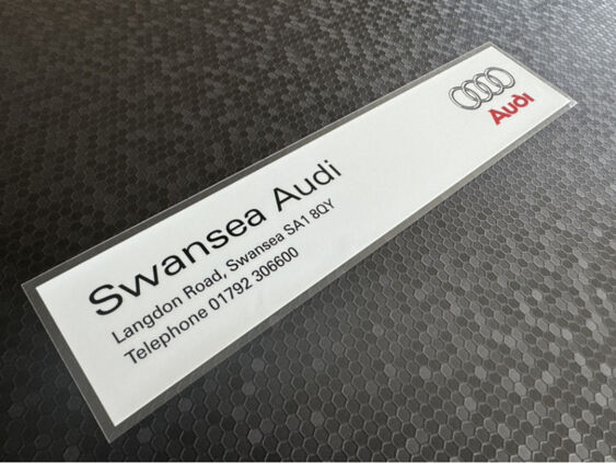 Swansea Audi - Dealer Sticker