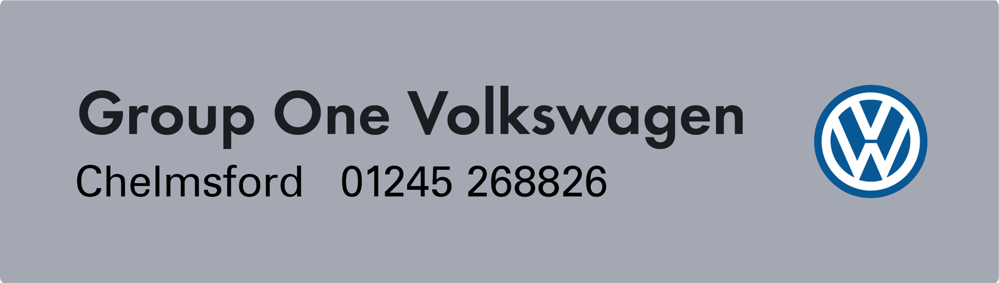 Group One - VW - Chelmsford - Dealer Sticker / DMB Graphics Ltd