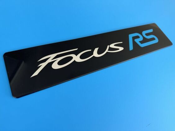 Focus RS Mk3 Showplates - Black