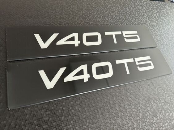 Volvo V40 T5 Showplates