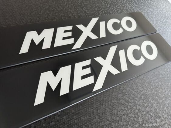 Escort Mk1 Mexico Showplates