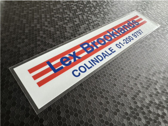 Lex Brooklands - Colindale - Dealer Sticker