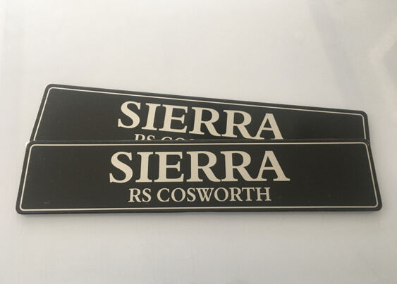 Sierra RS Cosworth Showplates