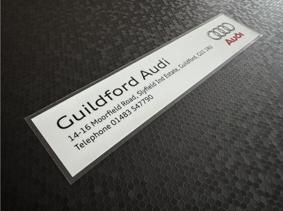 Guildford Audi - Dealer Sticker